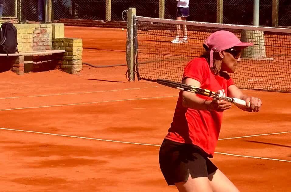 Paula Boccia compite en el Campeonato Nacional de Veteranas