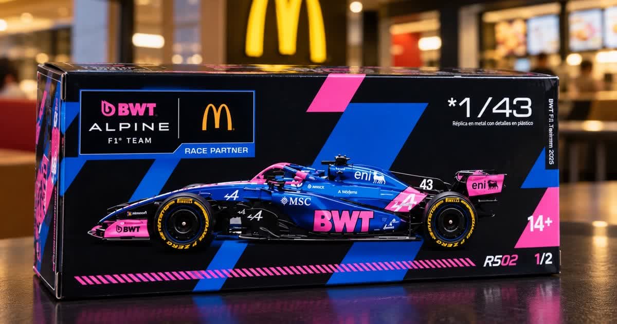 McDonald's y Alpine preparan una acción especial con expectativa por Franco Colapinto