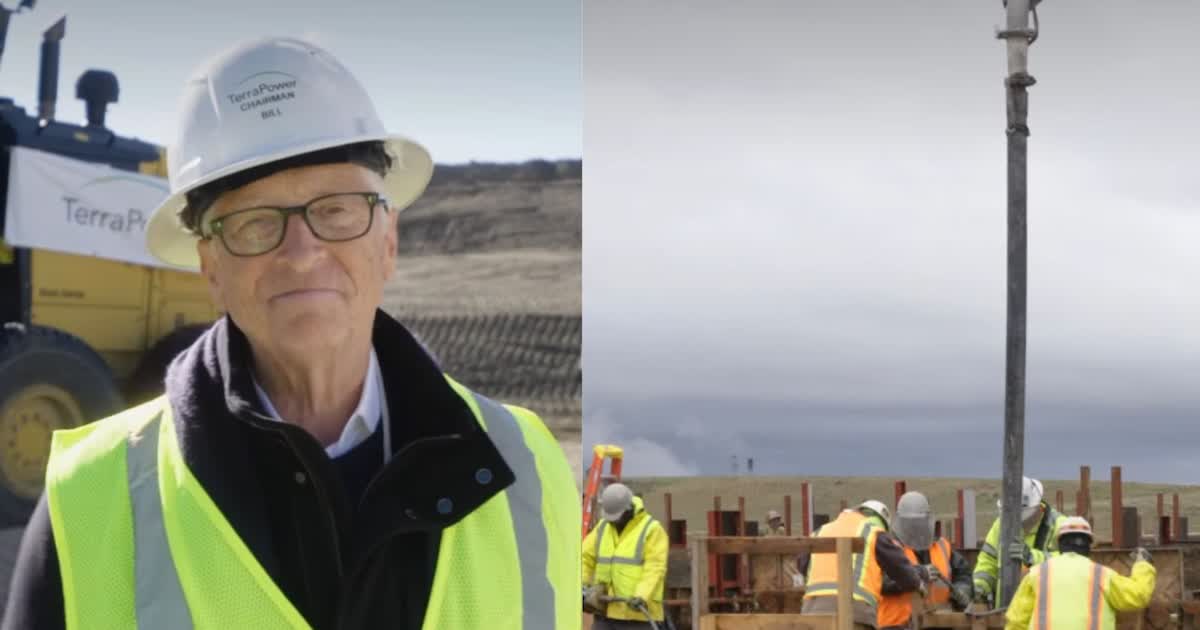 Bill Gates inicia la construcción de un reactor nuclear comercial