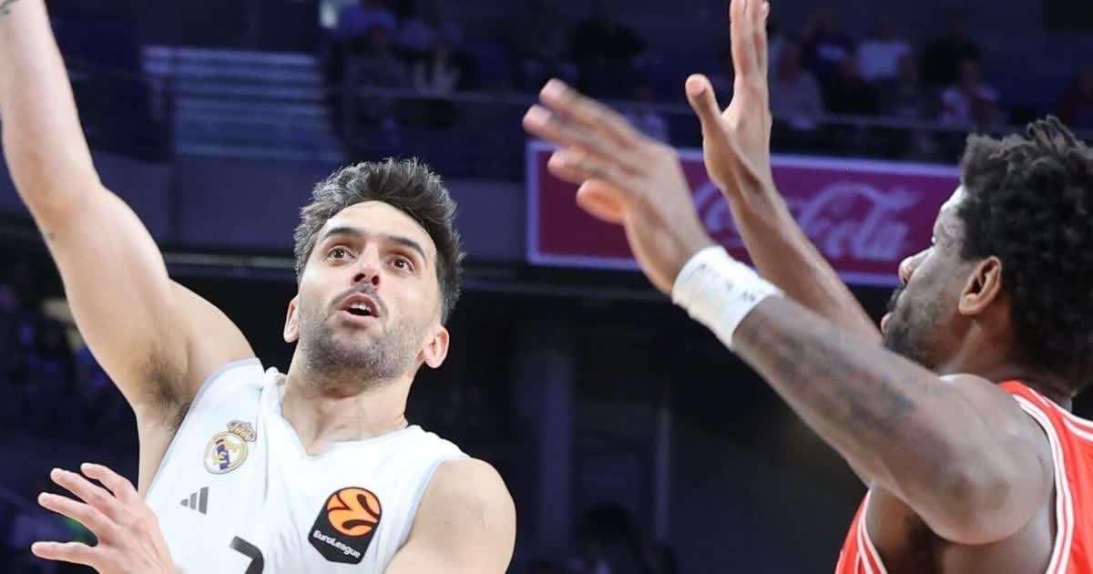 Real Madrid derrota a Partizán con Campazzo y Vildoza en cancha