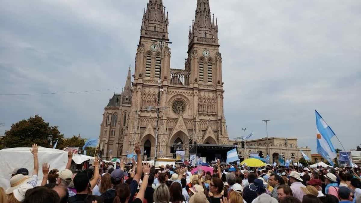 Operativo en Luján por la visita del papa León XIV