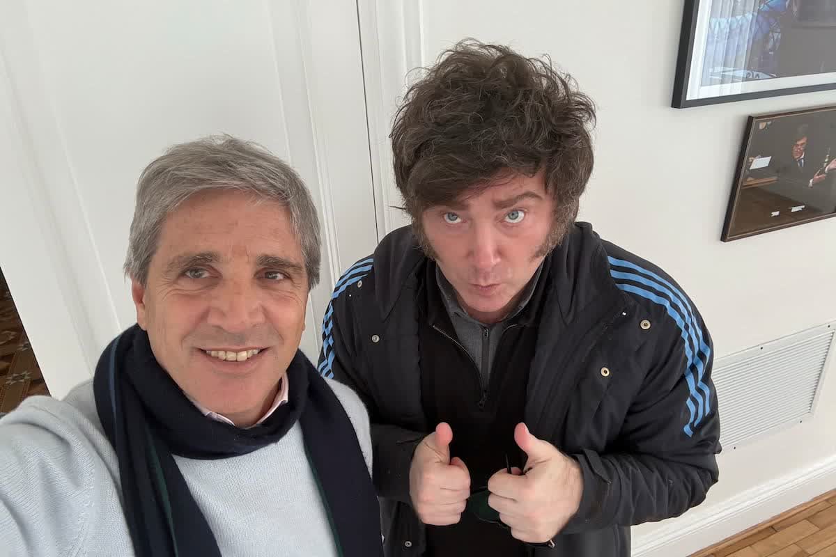 Javier Milei ratifica a Luis Caputo y descarta rumores sobre su salida