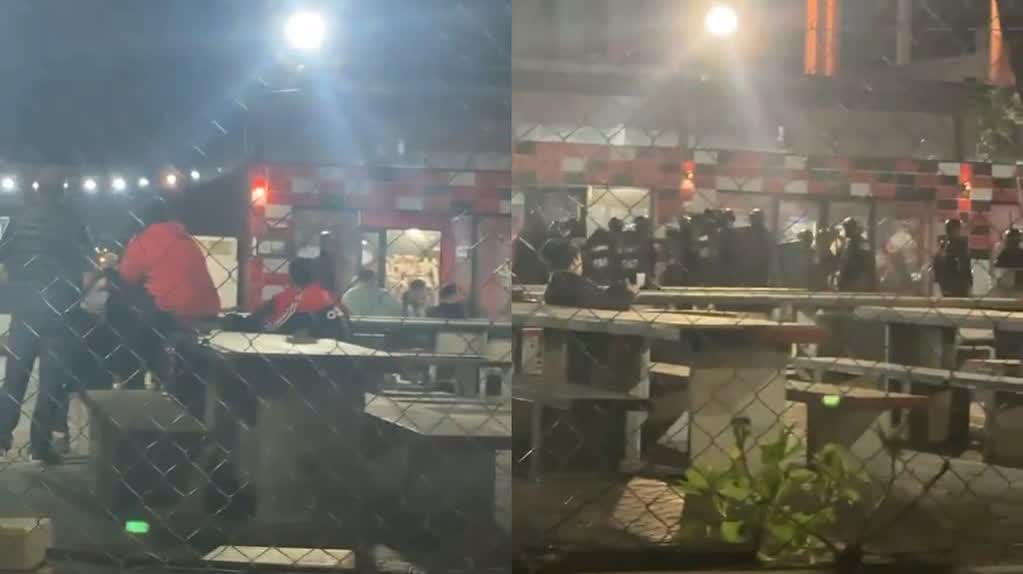 Hinchas de Newell's y Rosario Central se enfrentan en Rosario