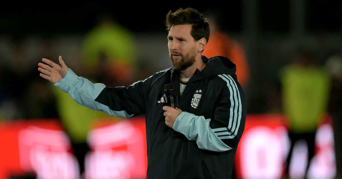 Lionel Messi despide a la selección argentina tras su último partido