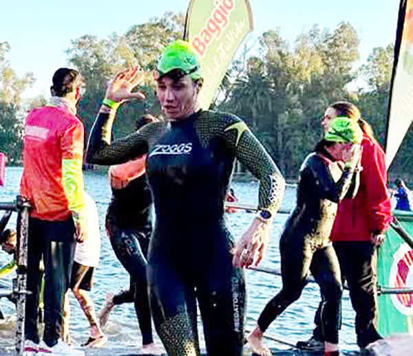 Emilia Scioli sube al podio en el Ironman y clasifica al Mundial