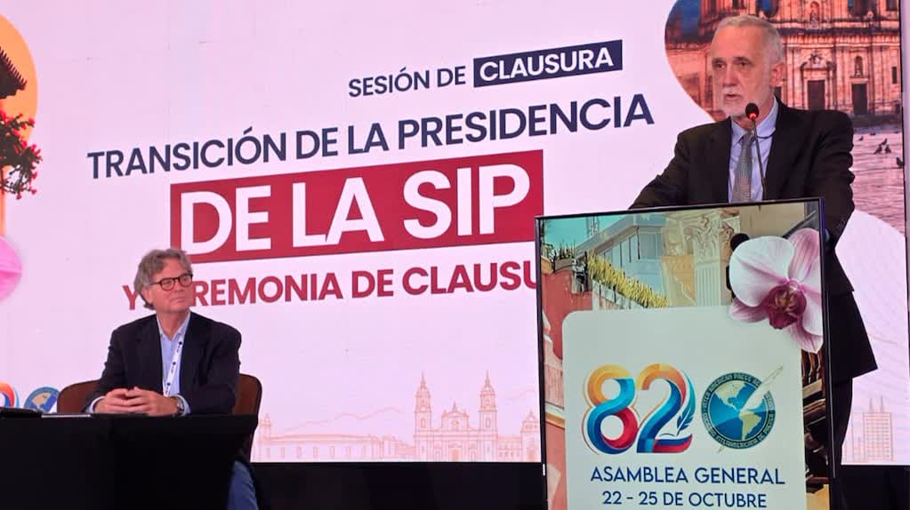 Carlos Jornet asume la presidencia de la SIP y advierte sobre amenazas a la prensa