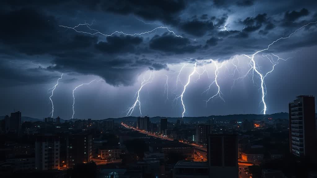 El Servicio Meteorológico emite alertas por tormentas y vientos