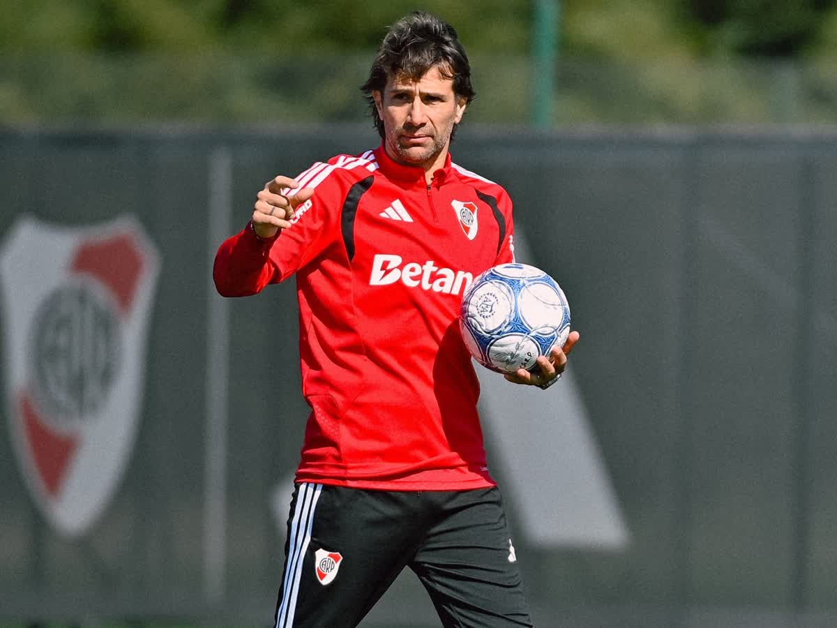 Tobías Andrada recibe el alta médica y vuelve a entrenar en River