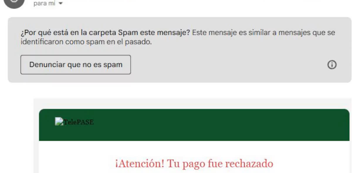Advierten por una estafa de TelePASE en la Autovía 226