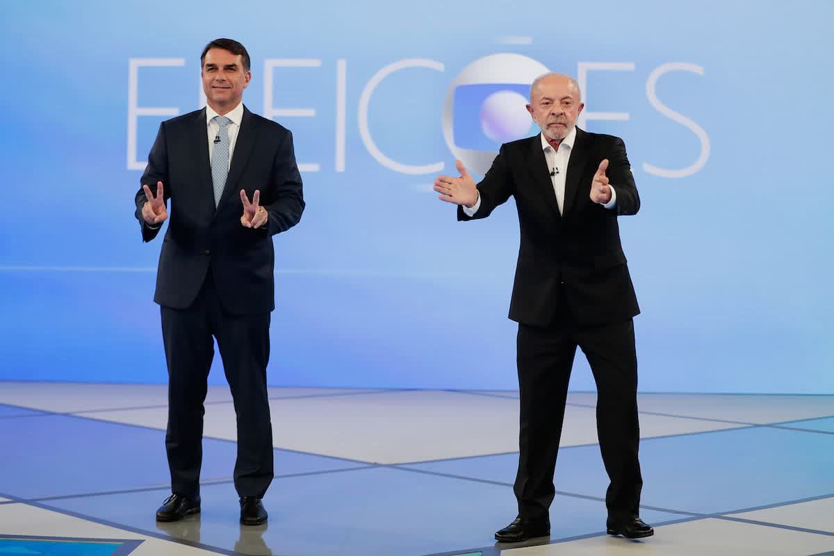 Lula da Silva y Flávio Bolsonaro se miden en el balotaje de Brasil