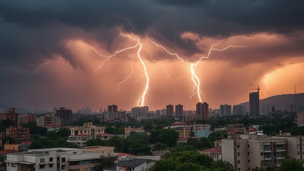 El Servicio Meteorológico Nacional emite alertas por tormentas en distintas provincias