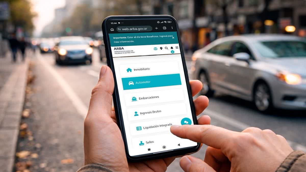 ARBA habilita el pago con descuento de la patente hasta el viernes