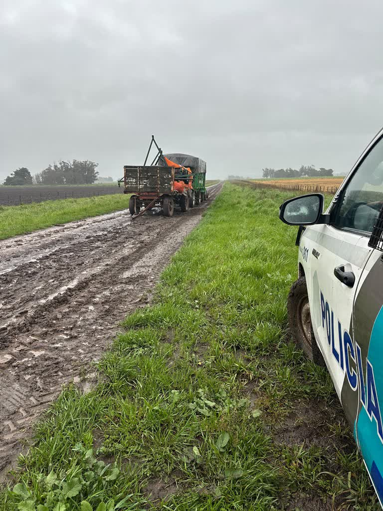 El municipio labra una infracción por circular con maquinaria pesada