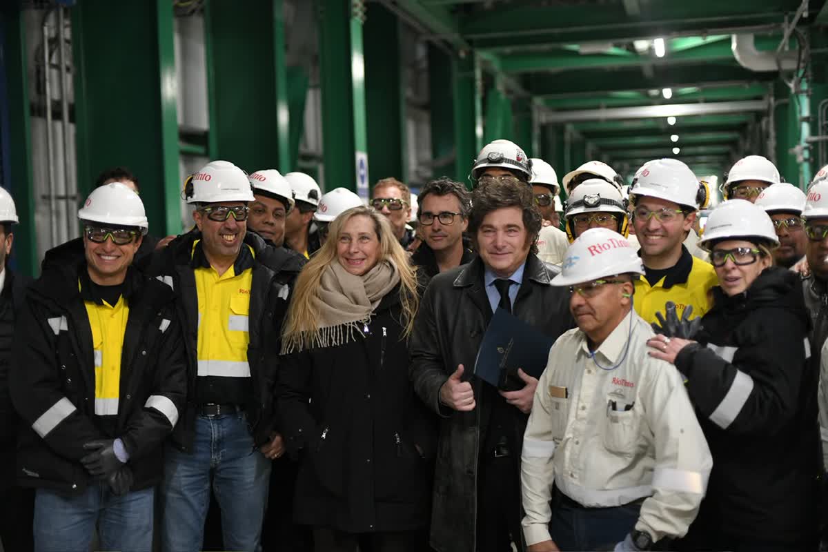 Milei encabeza la inauguración de plantas de litio de Rio Tinto en Catamarca
