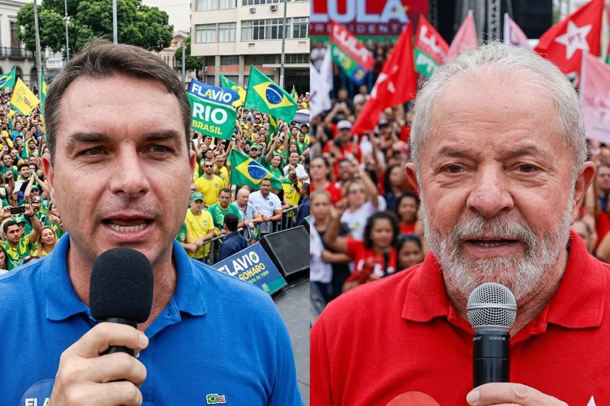 Lula y Flávio Bolsonaro cierran sus campañas de cara al balotaje